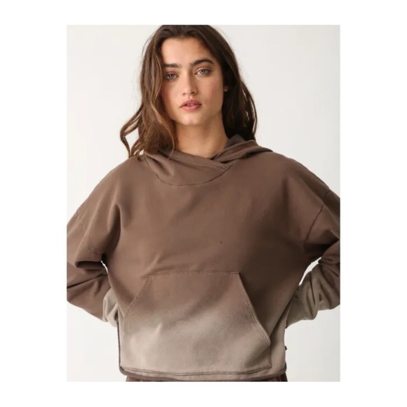 Electric & Rose Yvonne sweatshirt hoodie & sweatpants set brown  XS - Picture 2 of 11